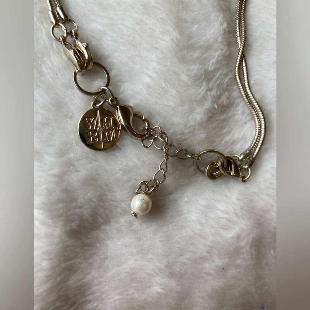 White House‎ Black Market Convertible Necklace with Faux Pearls - Picture 9 of 9